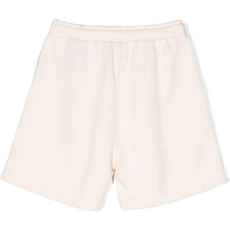 Marcelo Burlon County of Milan elasticated-waistband cotton shorts - Neutrals