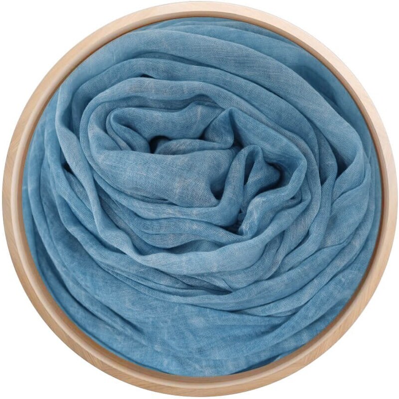 InnBamboo Itálie Dámský šátek Tinta Unita 63 blue