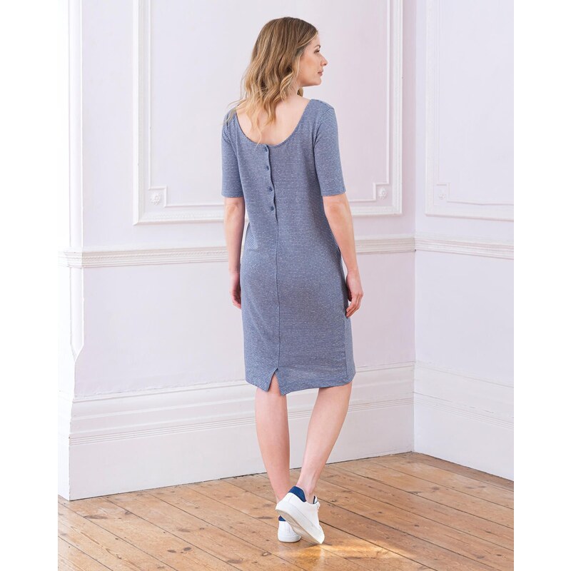 Linen/Cotton Knee Length Dress