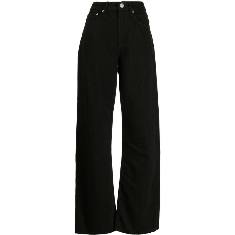 rag & bone Logan wide-leg trousers - Black