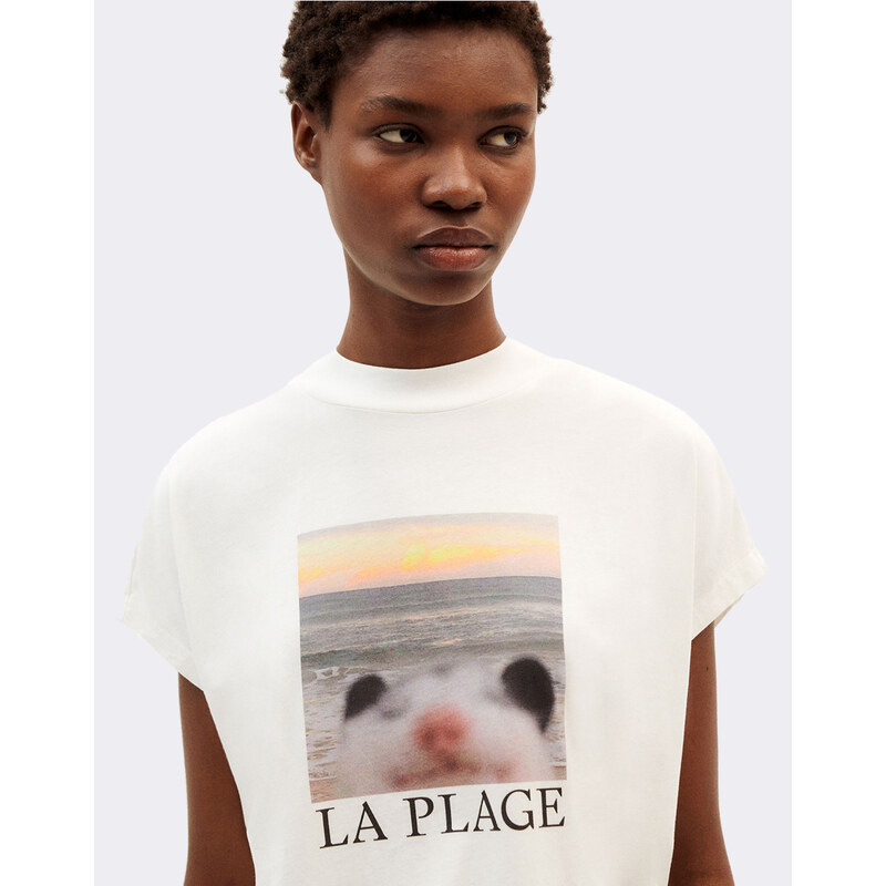 Tee shirt plage hot sale