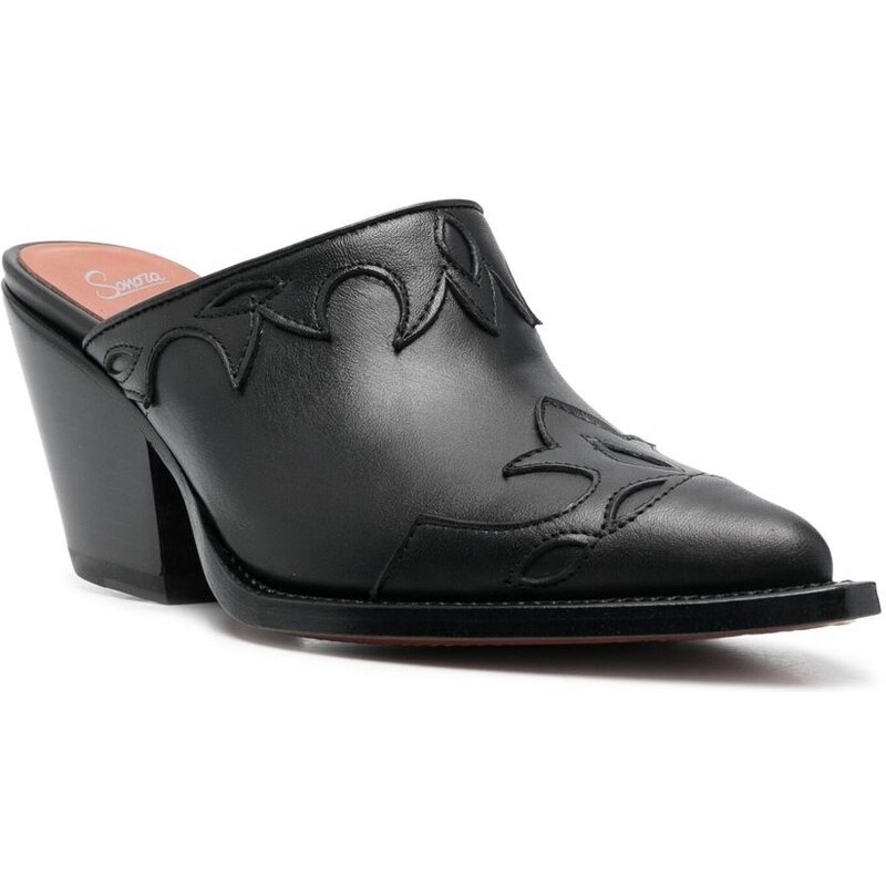 Sonora Rosedale open-back boots - Black