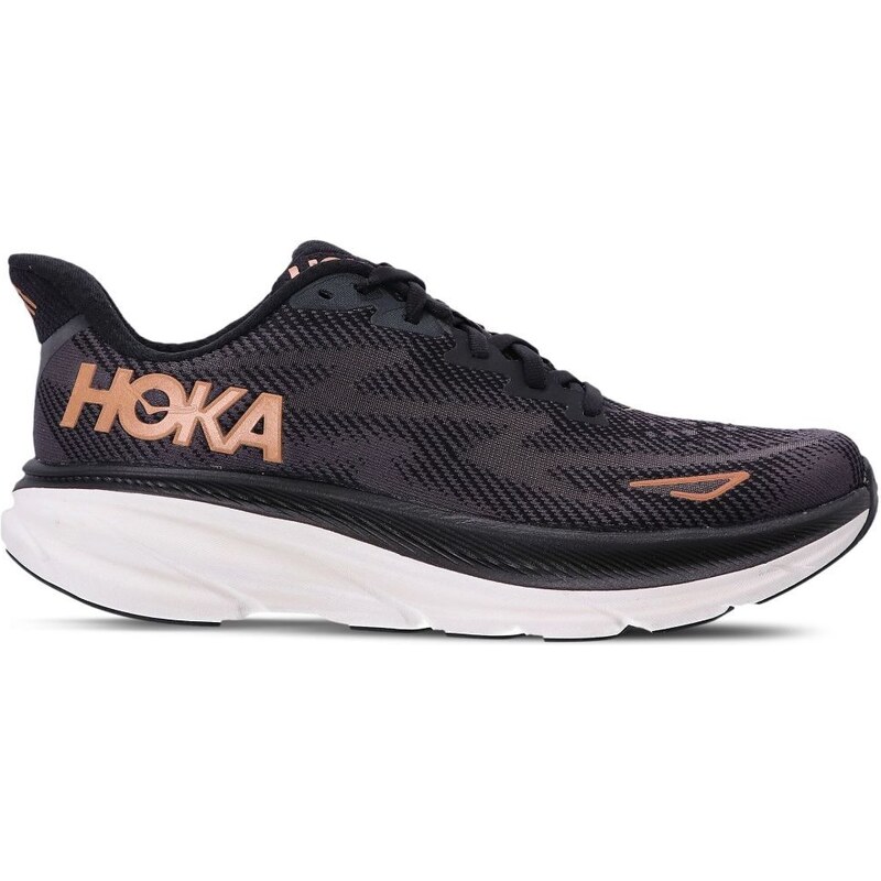 HOKA logo-patch sneakers - Black