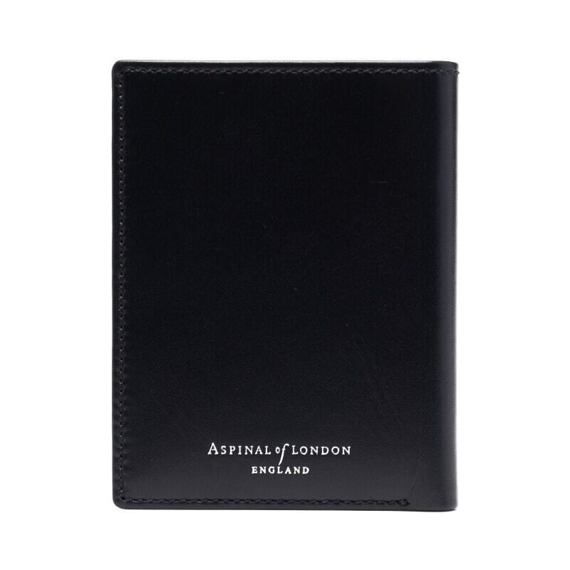 Aspinal Of London bi-fold leather wallet - Blue