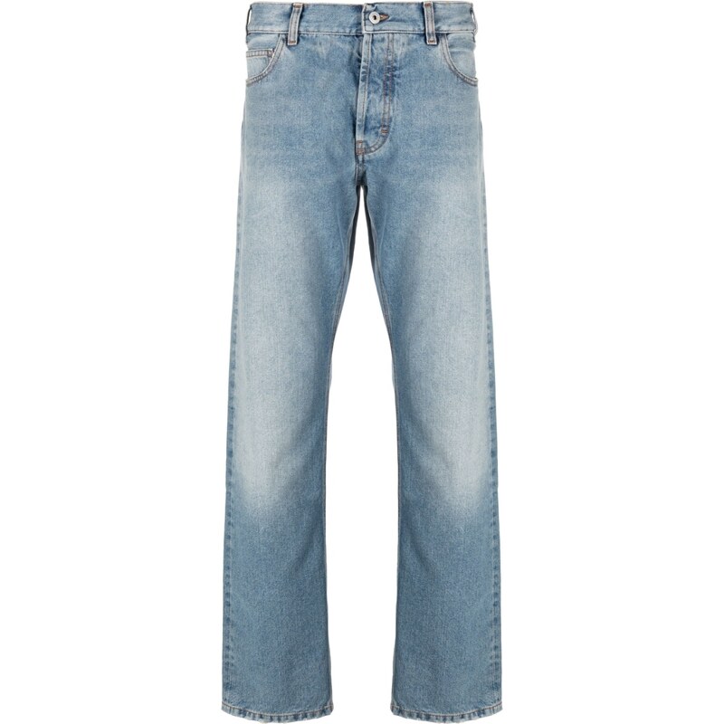 Marcelo Burlon County of Milan straight-leg washed jeans - Blue