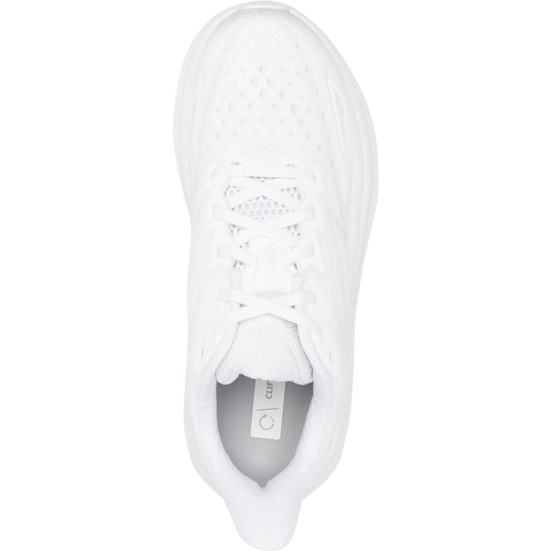 HOKA low-top chunky-sole sneakers - White