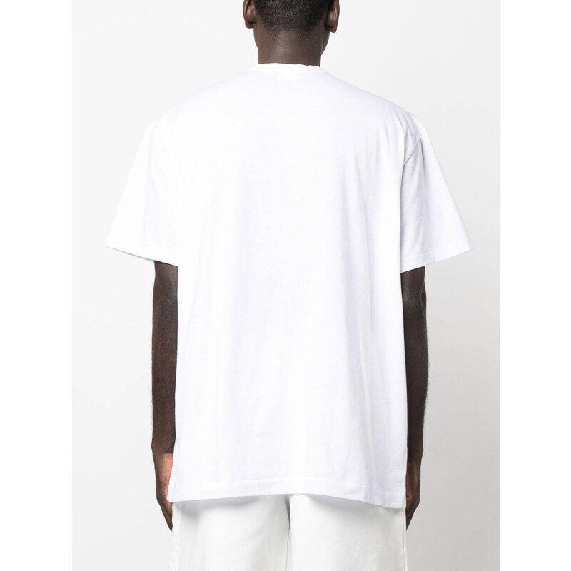 Comme des Garçons Homme Plus graphic-print cotton T-shirt - White