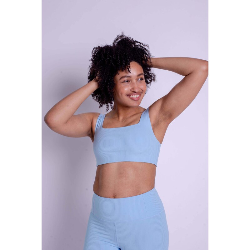 Girlfriend Collective Girlfriend Collection RIB Tommy Bra - Made from  Recycled Plastic Bottles 