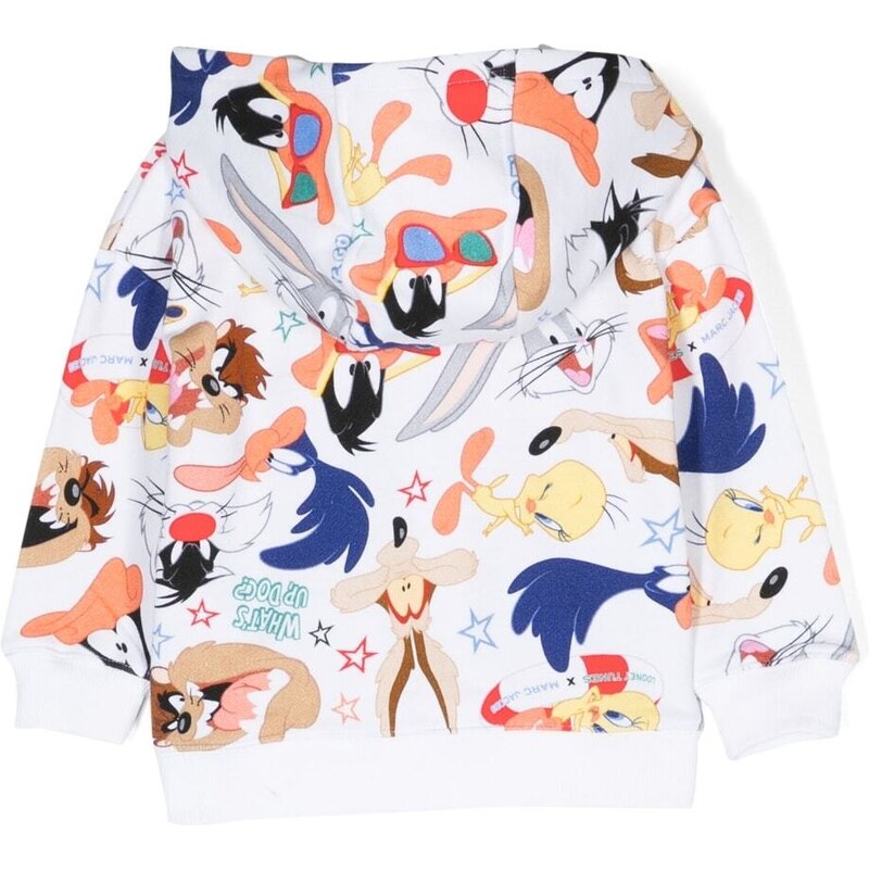 Marc Jacobs Kids x Looney Tunes zip-up hoodie - White