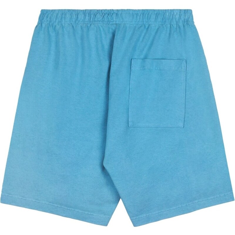 Sporty & Rich Vendome logo-print cotton shorts - Blue