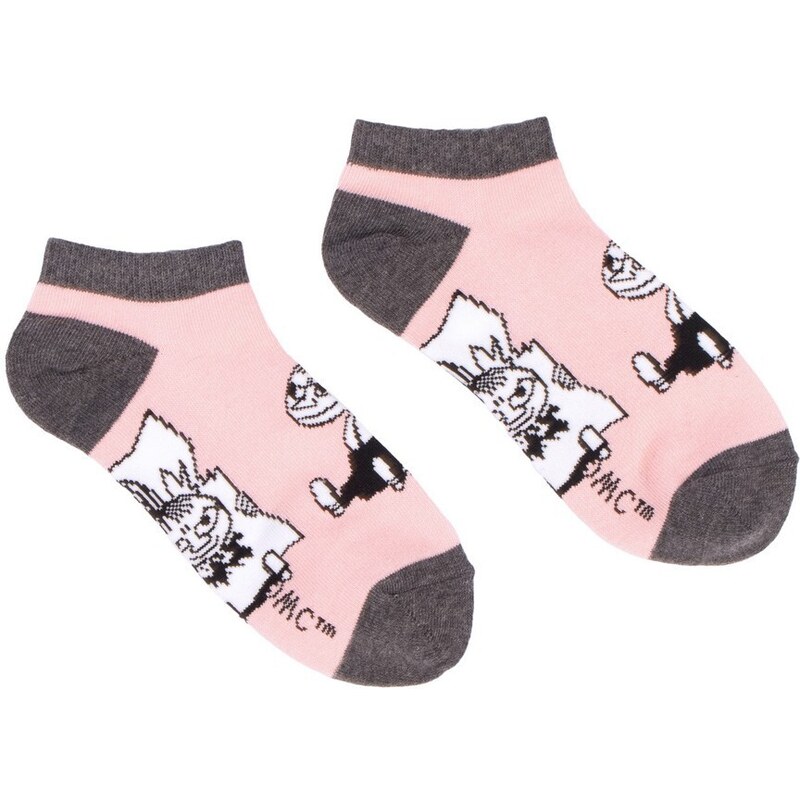 NordicBuddies Finsko Kotníkové ponožky Moomin Little My 36-42 pink