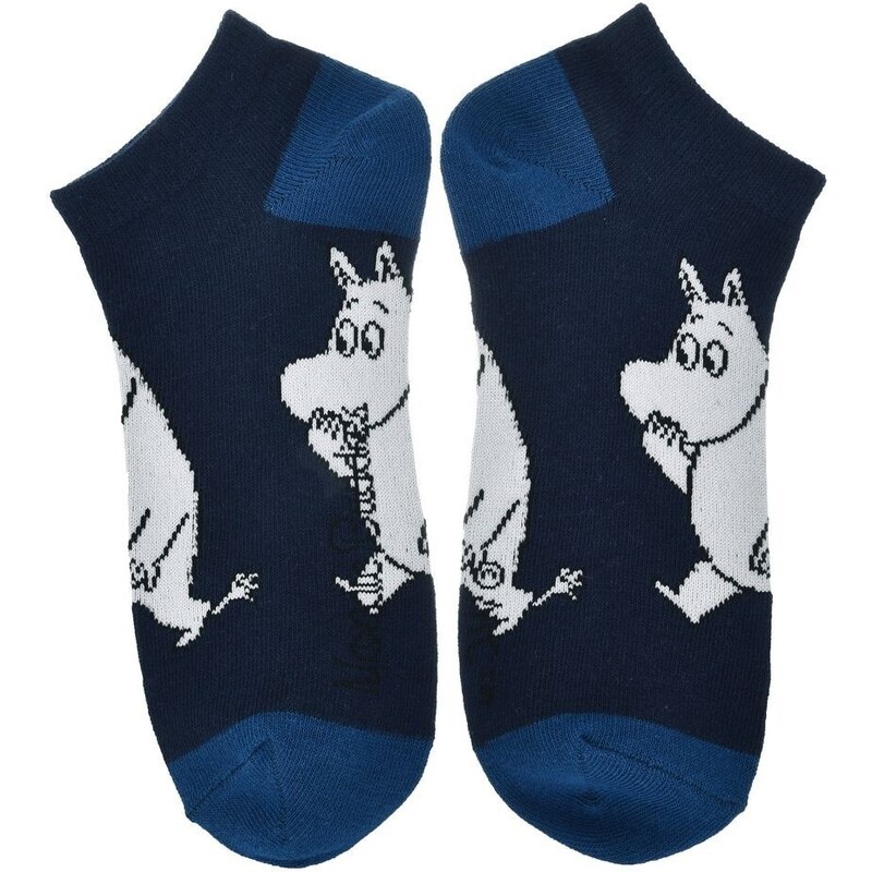 NordicBuddies Finsko Kotníkové ponožky Moomin 40-45 dark blue