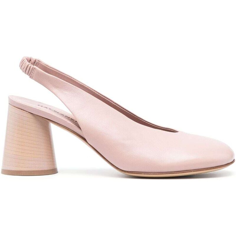 Halmanera Ace 21 leather 80mm pumps Pink GLAMI.eco