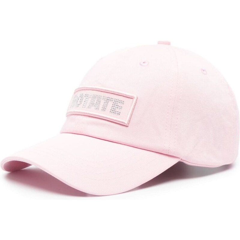 ROTATE BIRGER CHRISTENSEN crystal-embellished logo baseball cap - Pink
