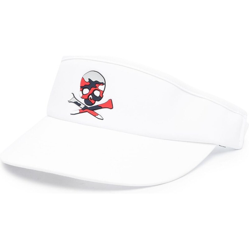 G/FORE Camo Skull & T's visor cap - White