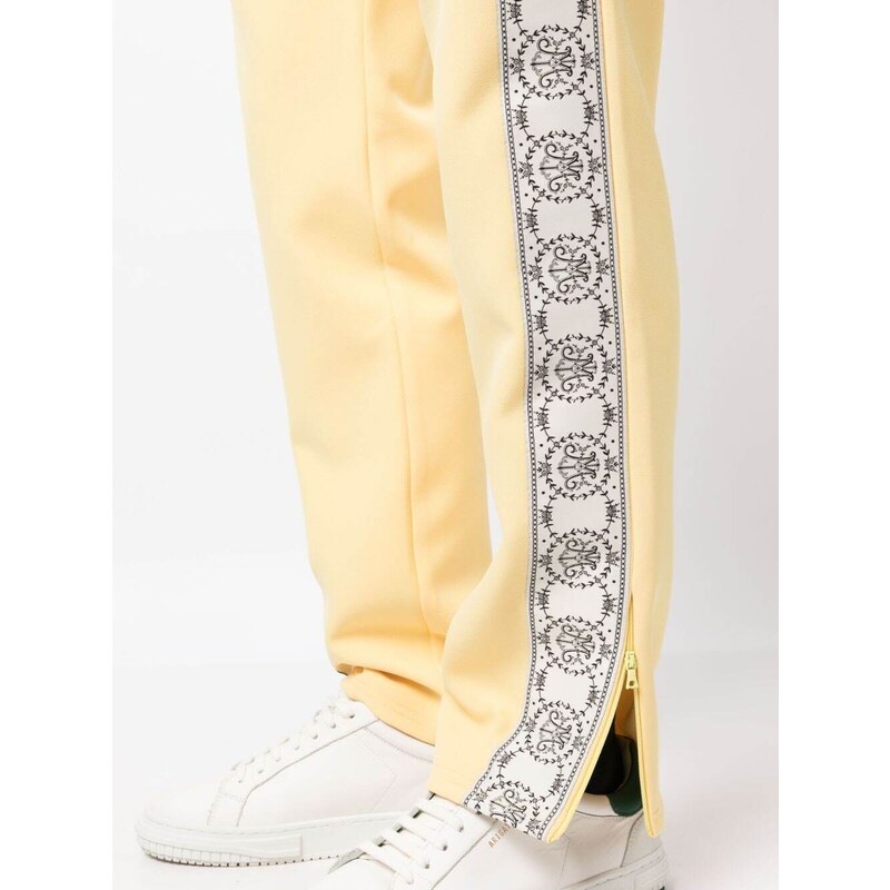 MOUTY logo-print track pants - Yellow