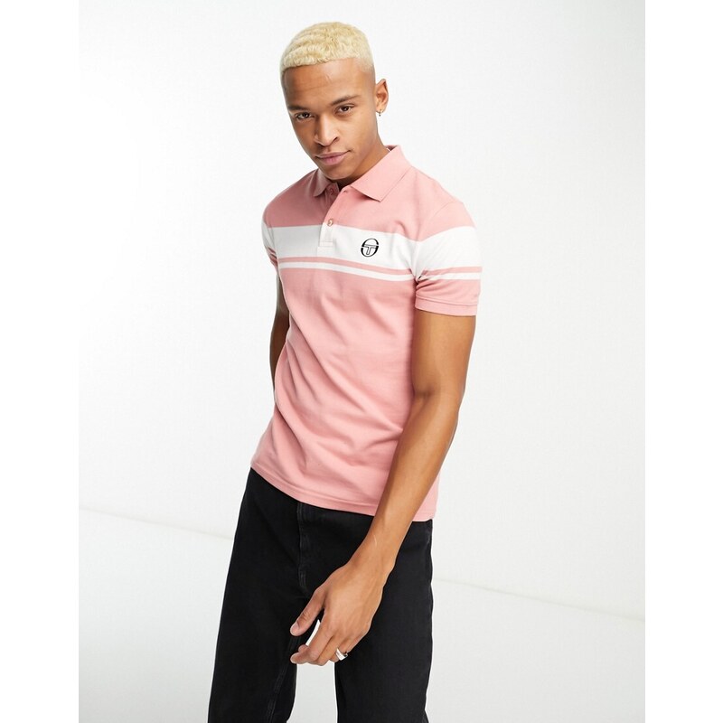 Sergio Tacchini Young Line polo top in pink