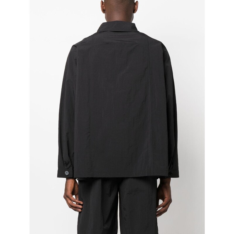 The Frankie Shop Kabo shirt jacket - Black