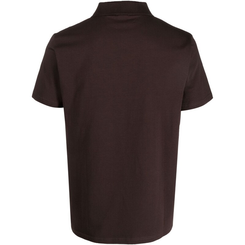 Filippa K open-placket polo shirt - Brown