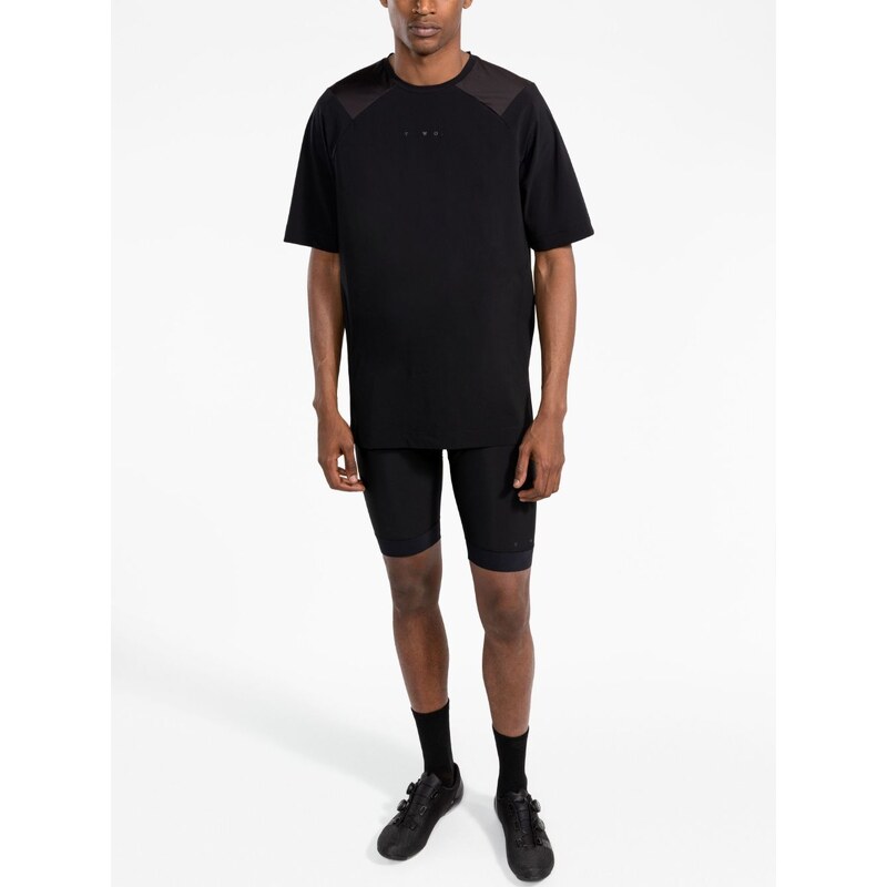 There Was One panelled short-sleeve T-shirt - Black
