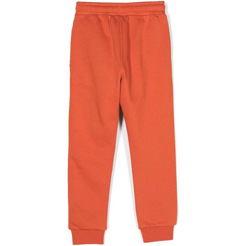 BOSS Kidswear logo-print track pants - Orange
