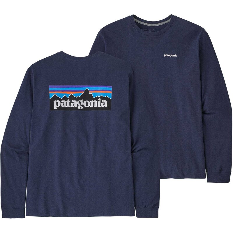 Patagonia Men's Long-Sleeved P-6 Logo Responsibili-Tee