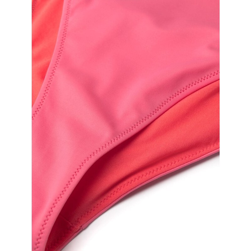Stella McCartney logo-print cut-out swimsuit - Pink