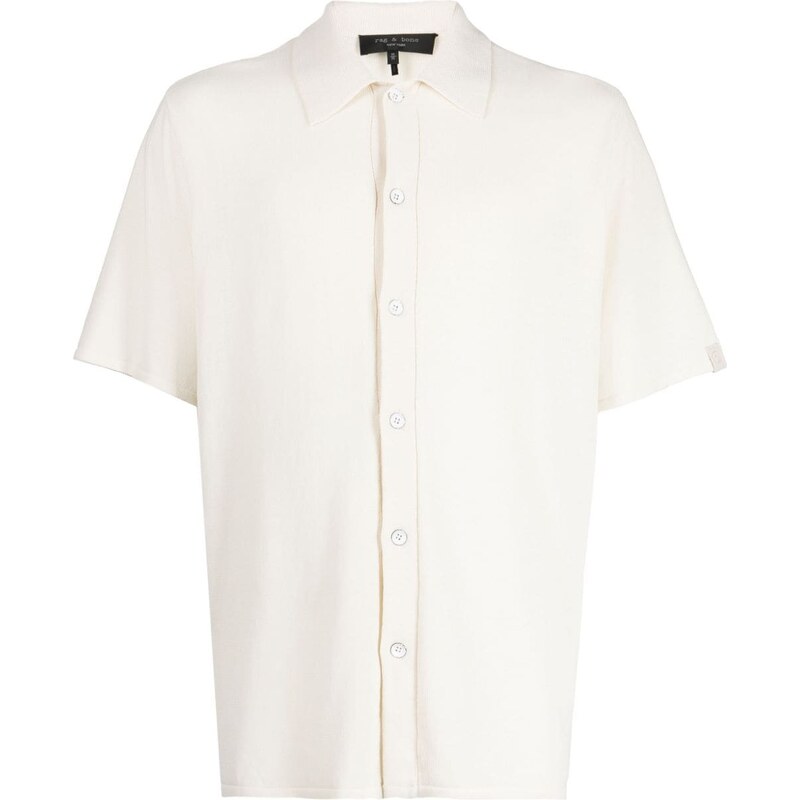 rag & bone short-sleeve button-up shirt - White