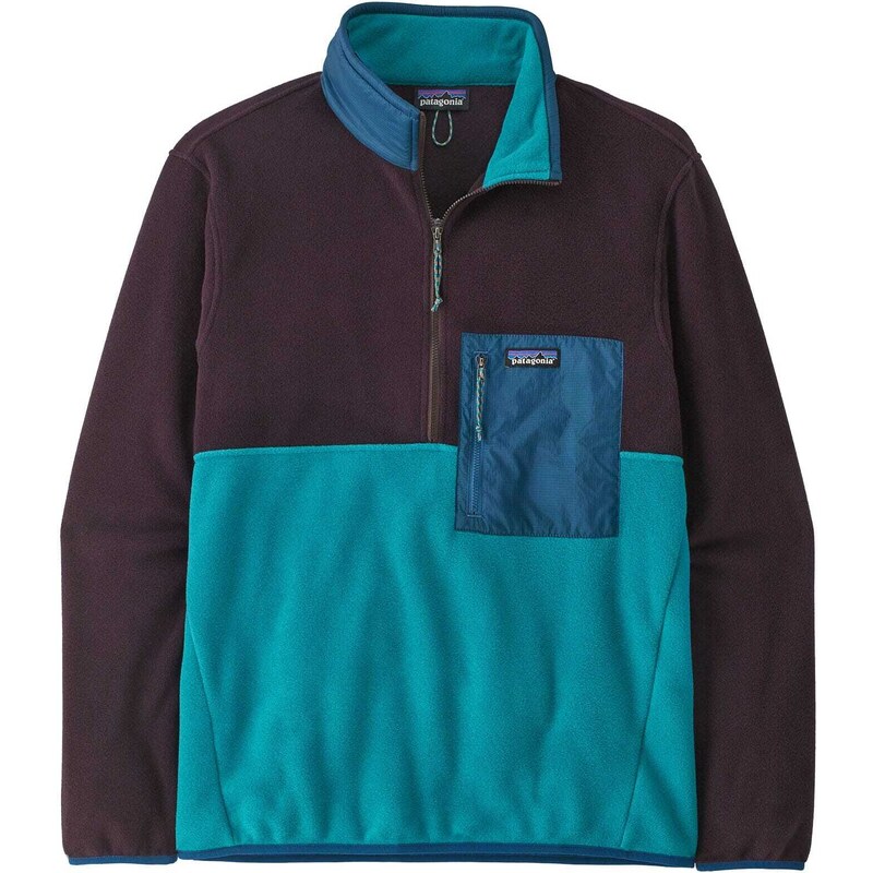 Patagonia M's Microdini 1/2 Zip Fleece Pullover - 100% Recycled