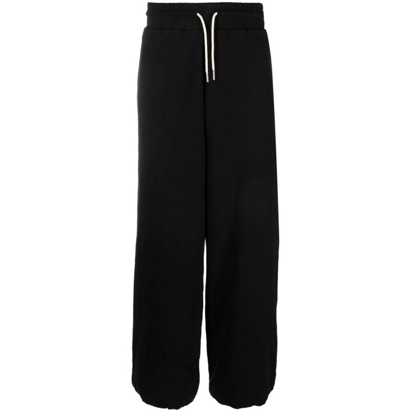 There Was One padded jersey track pants - Black