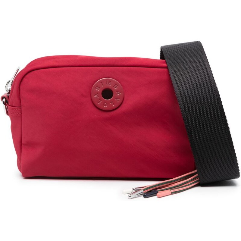 Bimba y Lola Chimo logo tassel detail crossbody bag Red GLAMI.eco