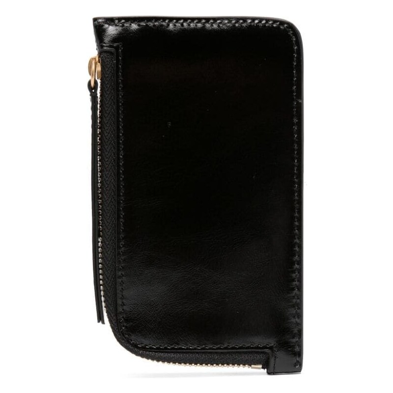 ISABEL MARANT Kochi logo-lettering leather wallet - Black