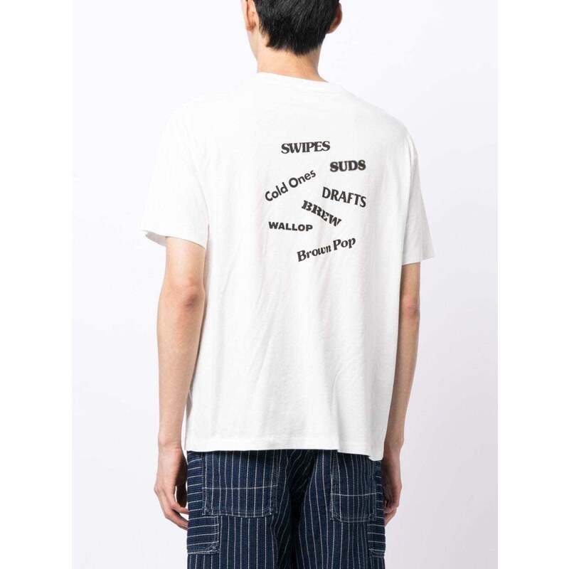 BODE slogan-print cotton T-shirt - White
