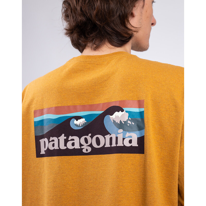 Patagonia M's Boardshort Logo Pocket Responsibili-Tee Dried Mango