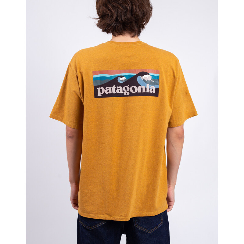 Patagonia M's Boardshort Logo Pocket Responsibili-Tee Dried Mango