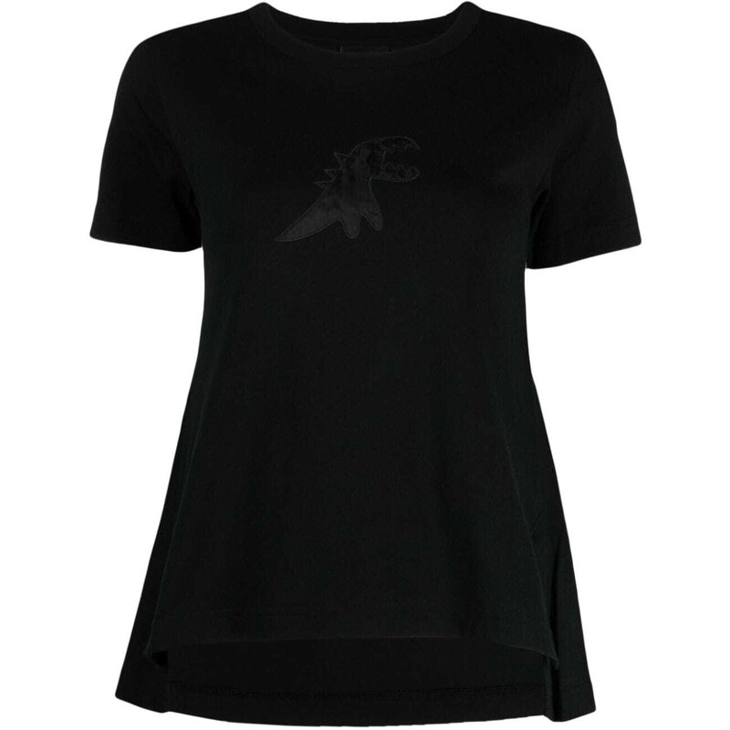 SPORT b. by agnes b. graphic print cotton T shirt Black GLAMI.eco