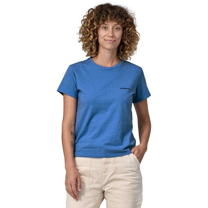 Patagonia W's P-6 Logo Responsibili-Tee - Recycled Cotton & Recycled Polyester