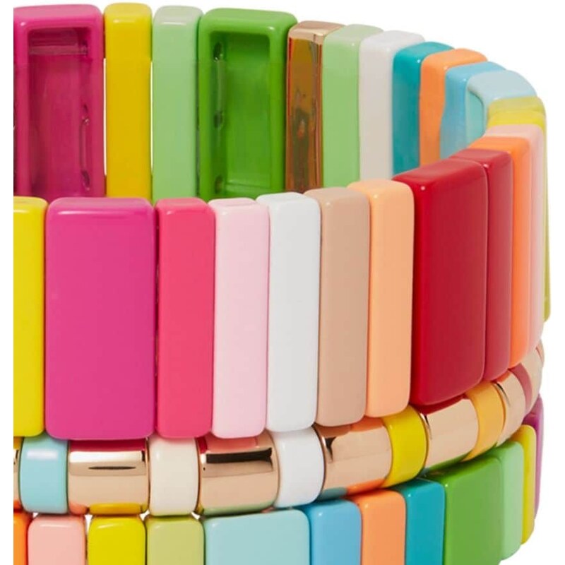 Roxanne Assoulin Bold & Brite beaded bracelet - Pink