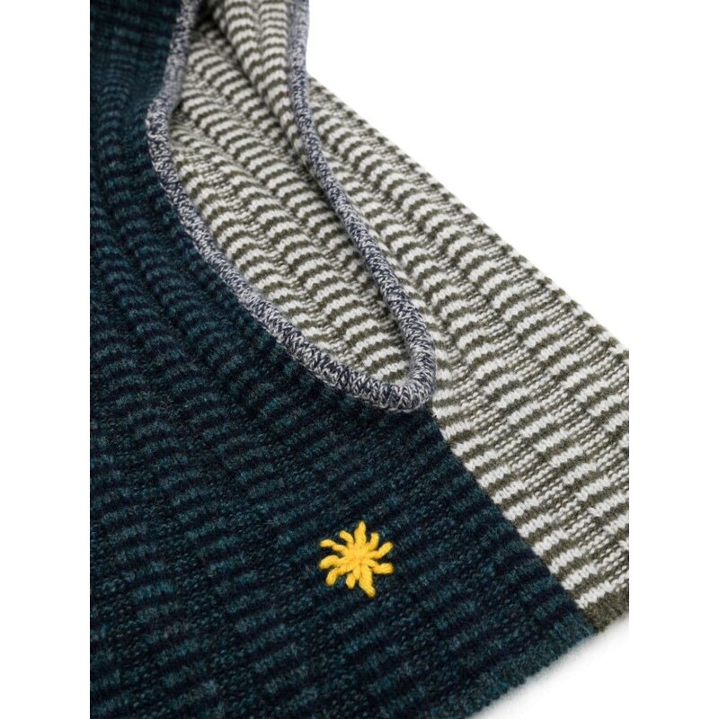 YANYAN KNITS striped knitted balaclava - Multicolour