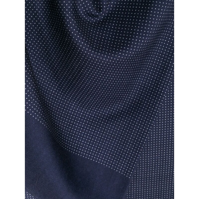 FURSAC micro-dot wool scarf - Blue