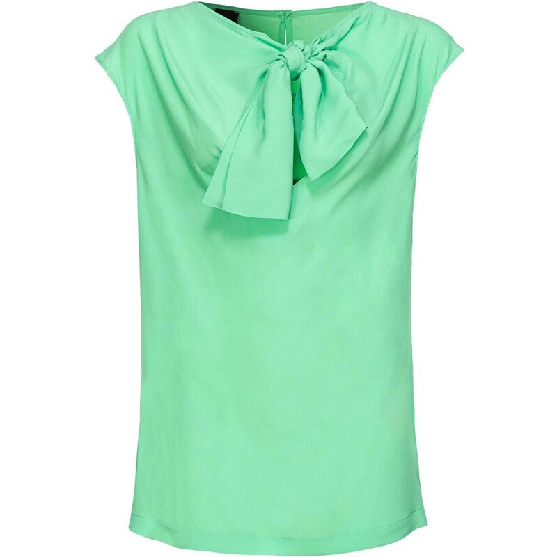 PINKO knot-detail sleeveless top - Green