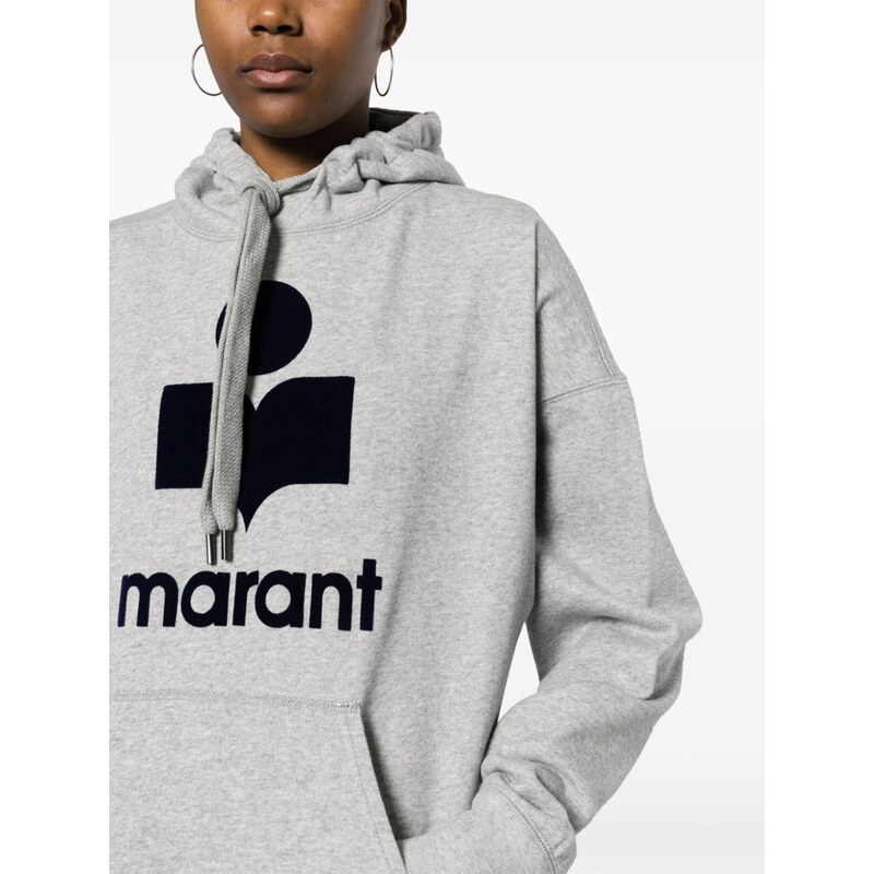 MARANT ÉTOILE Mansel cotton hoodie - Grey