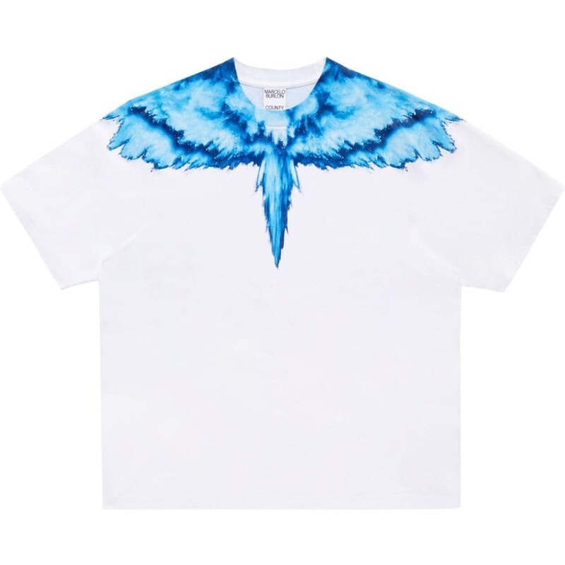 Marcelo Burlon County of Milan Colordust Wings-print cotton T-shirt - White