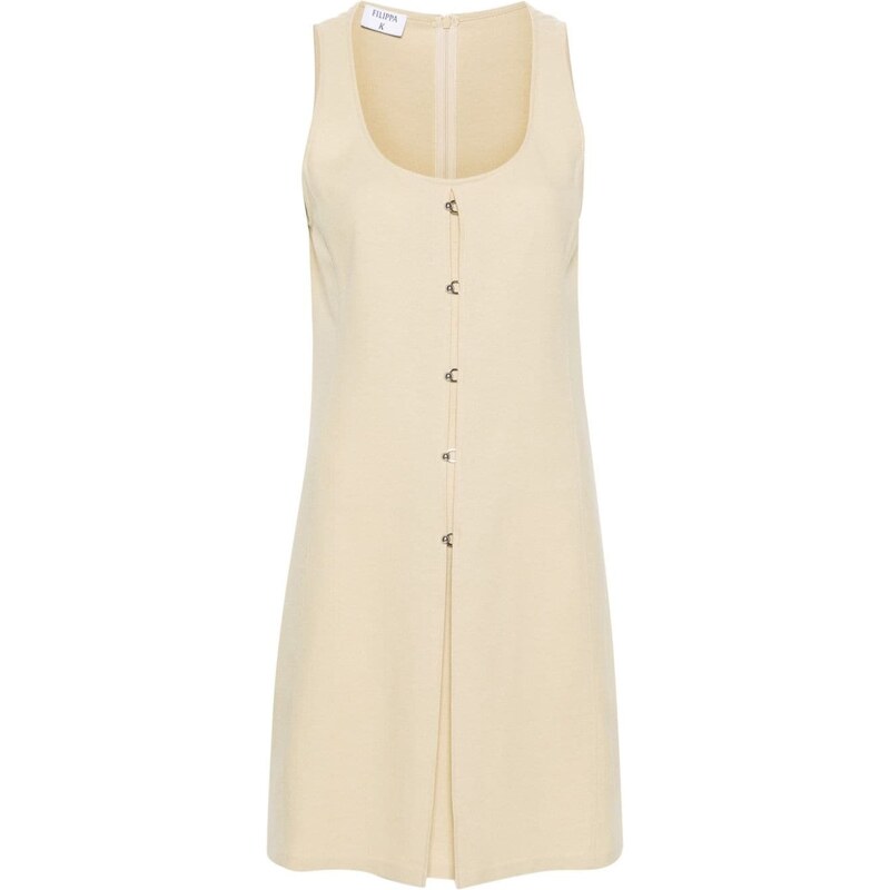 Filippa K The Re sourced Crepe mini dress Green GLAMI.eco