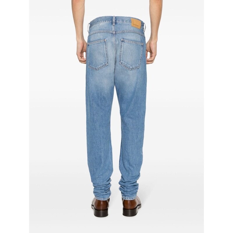 MARANT straight-leg cotton jeans - Blue