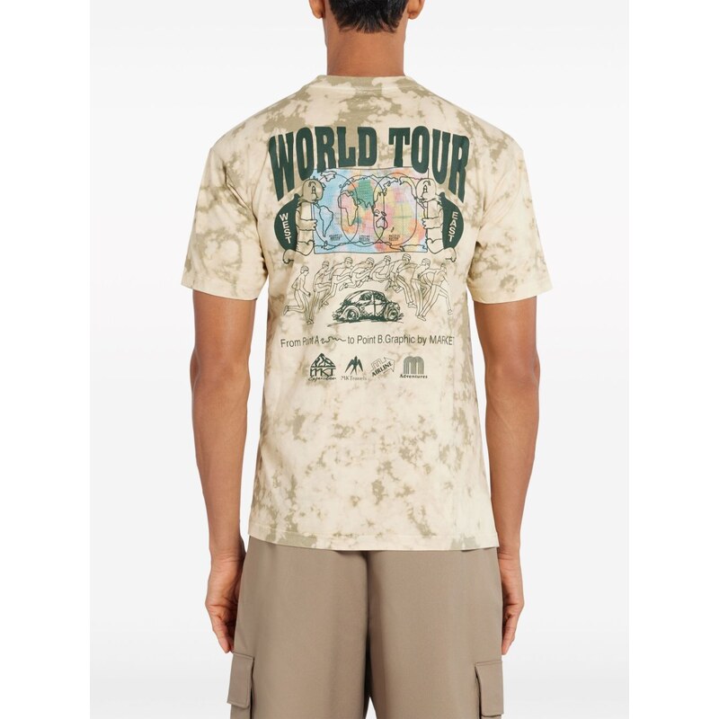 MARKET World Tour cotton T-shirt - Neutrals