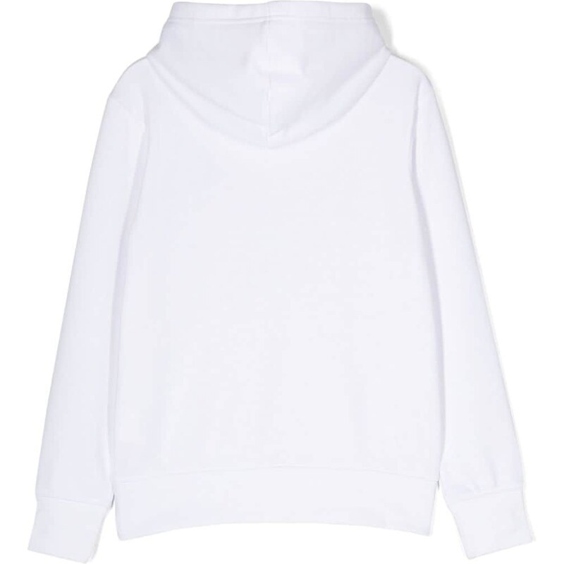Jordan Kids Jumpman-embroidered hoodie - White
