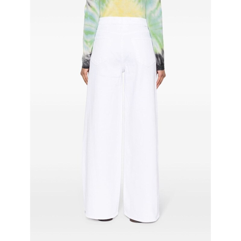 MOTHER The Undercover wide-leg jeans - White