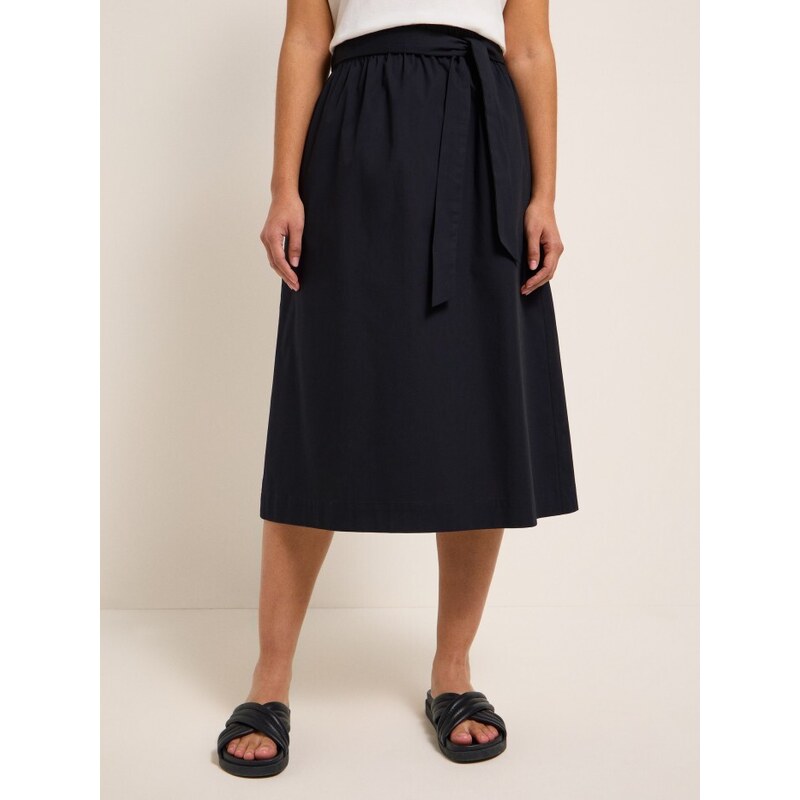 LANIUS Midi skirt with belt (GOTS)