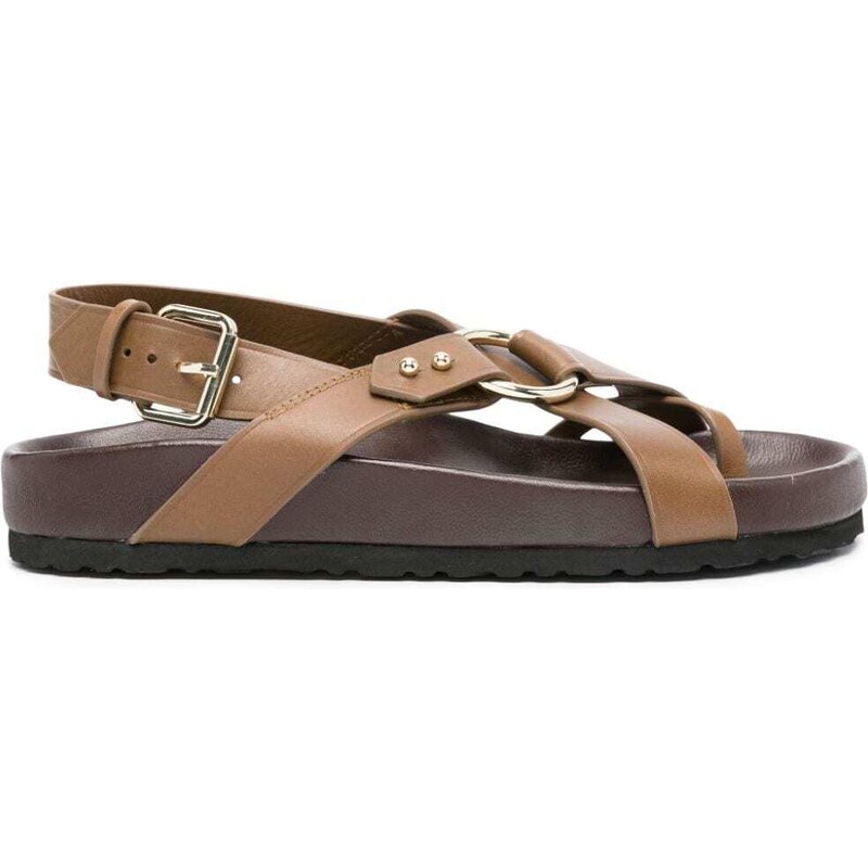 Soeur Mexico leather sandals - Brown